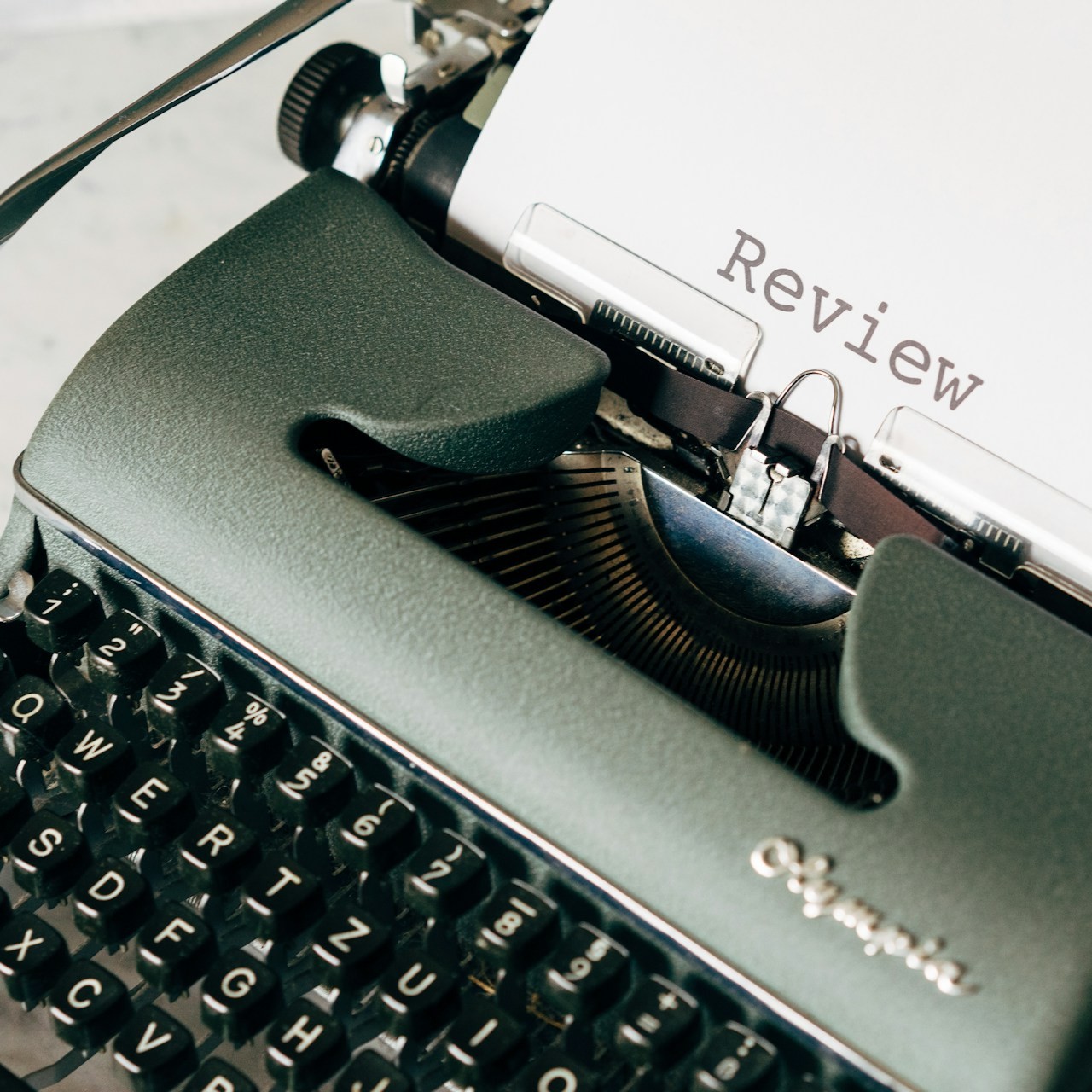 review-typed-on-page